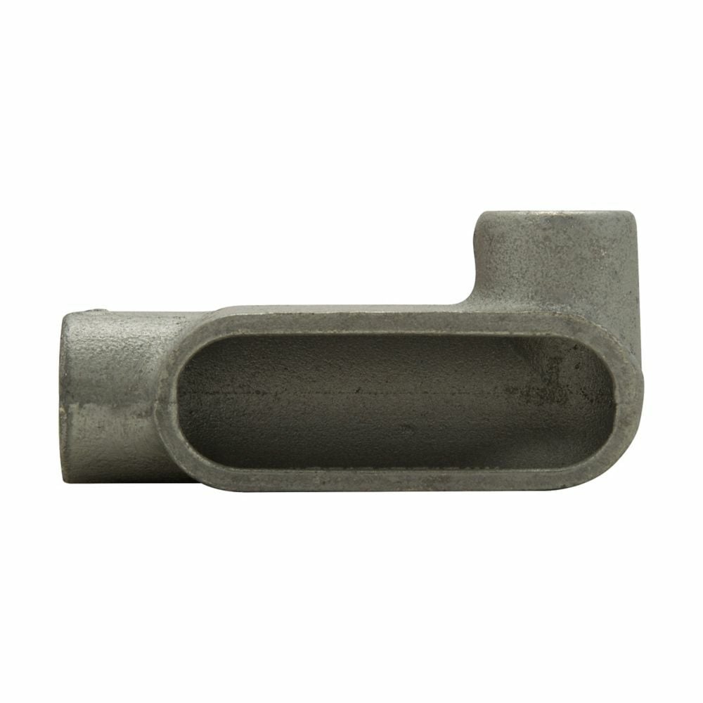 LR47SA Condulet Type LR Conduit Outlet Body, 1-1/4 in Hub, 7 Form, Copper-Free Aluminum, Aluminum Acrylic Painted/Electro-Galvanized