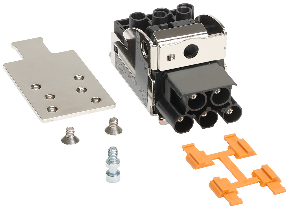 6SL3162-2MA00-0AA0 SINAMICS S120 Power Connector With Screw Terminal, For Use With 3 to 30 A Frame Motor Module