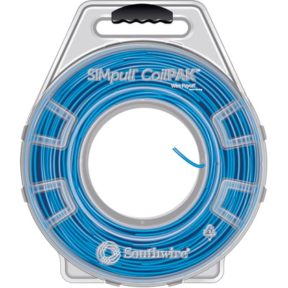 58536801 THHN Wire, 12 AWG, 3 Copper Conductors, Stranded, Blue/White and Blue/Green, 600 ft CoilPak