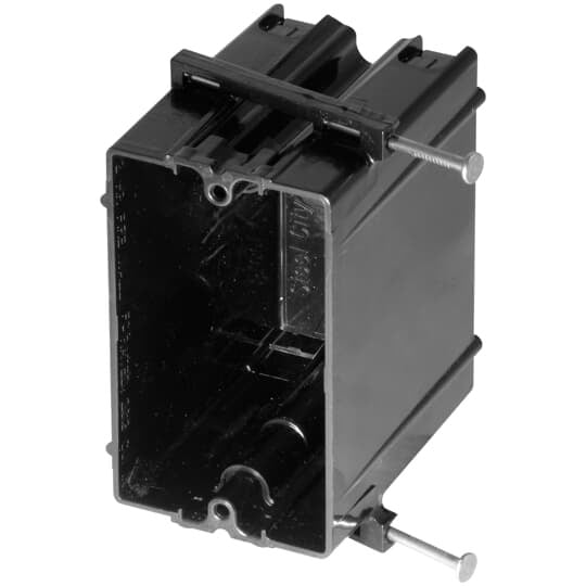 120-N Carlon Outlet Box, Polycarbonate, 20.3 cu-in Capacity, 1 Gangs, 3-3/4 in L x 2-1/4 in W x 3-3/16 in D