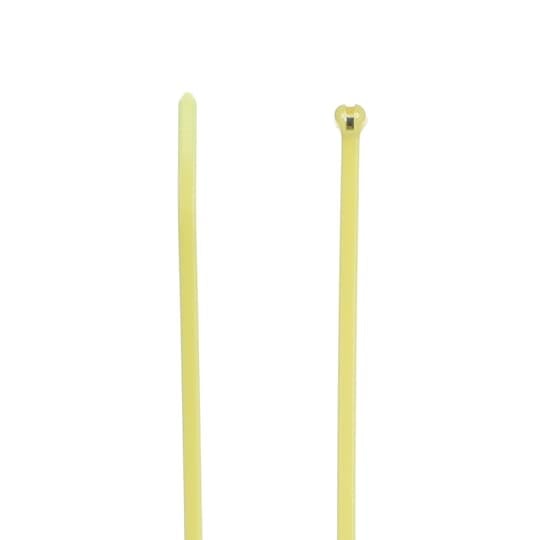 TY26M-4 Ty-Rap TYM Standard High Performance Cable Tie, 10.9 in L x 0.14 in W x 0.04 in THK, Nylon/Polyamide 6.6, Yellow