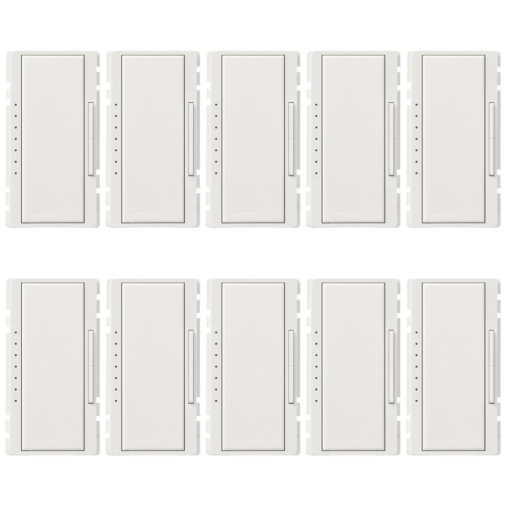 RK-D-10-WH Replacement Button Kit for Designer-Style Maestro Dimmer Switch, White, 10 pack