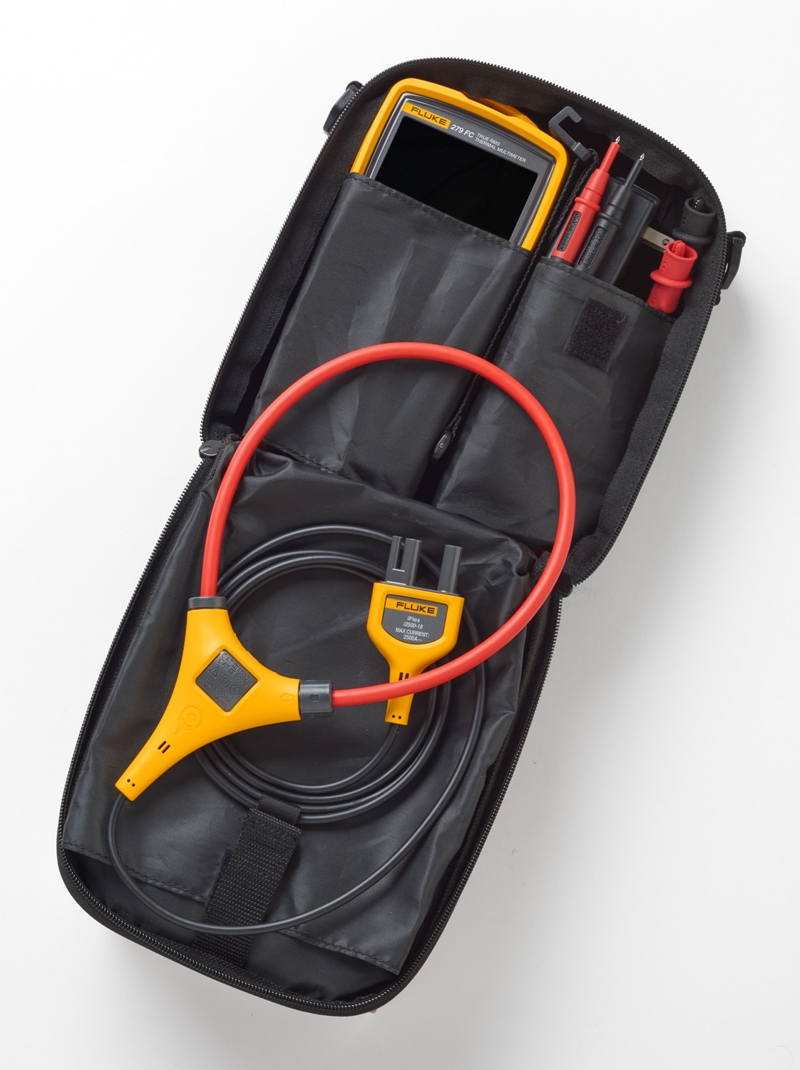 FLUKE-279FC/IFLEX Thermal Multimeter, 1 kV AC, 0.1 to 2500 A, 0.1 Ohm to 50 MOhm, LCD Display