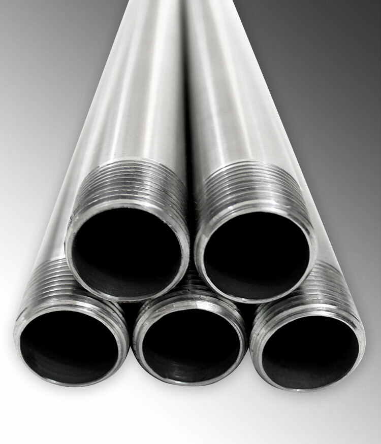 S61010CT00 Rigid Conduit, 1 in Trade, 1.049 in ID x 1.315 in OD, 10 ft L, 316 Stainless Steel
