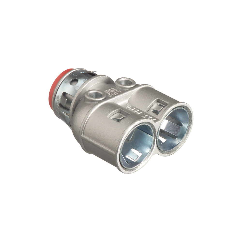 3838ST SNAP2IT Duplex MC Connector, 1/2 inch, Zinc die-cast