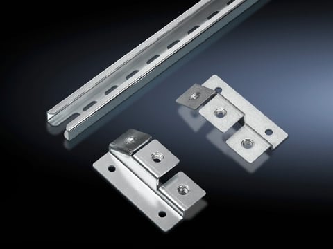 5001081 C-Section Cable Clamp Rail, For Use With Mounting Plate, VX, TS8, SE, CM, TP Series 800 mm Enclosure, Sheet Steel