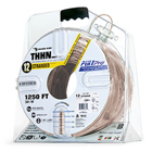 106100812455 PullPro Copper THHN Wire, 12 AWG, Stranded, Tan, 1250 ft