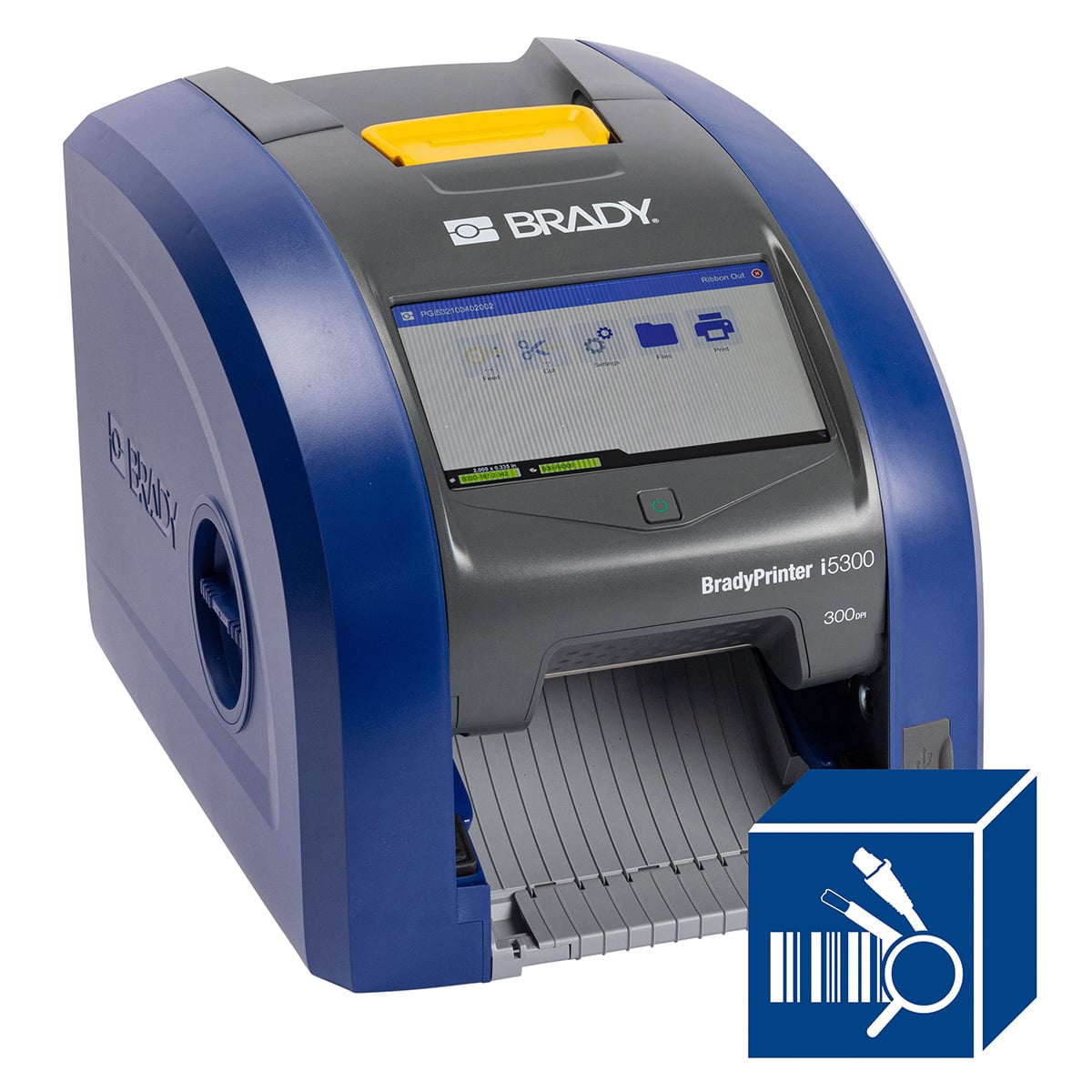 151290 Label Printers, Thermal Transfer/Direct Thermal Print, 4.25 in W Tape, 4 to 250 pt Font, Color LCD Touch Screen Display