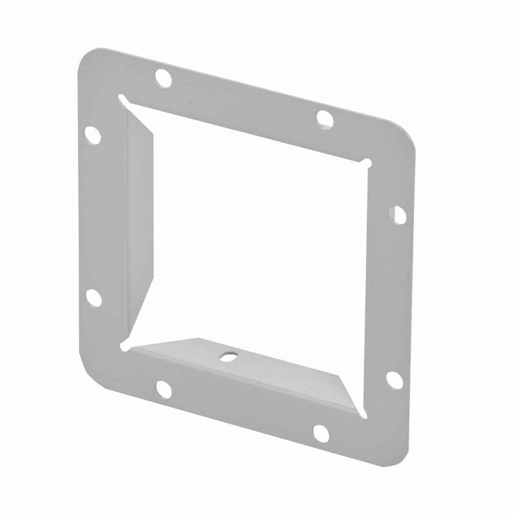 wireway end flange, Wireway end flange, NEMA 1, Steel, ANSI 61 gray painted finish, 12" X 12"