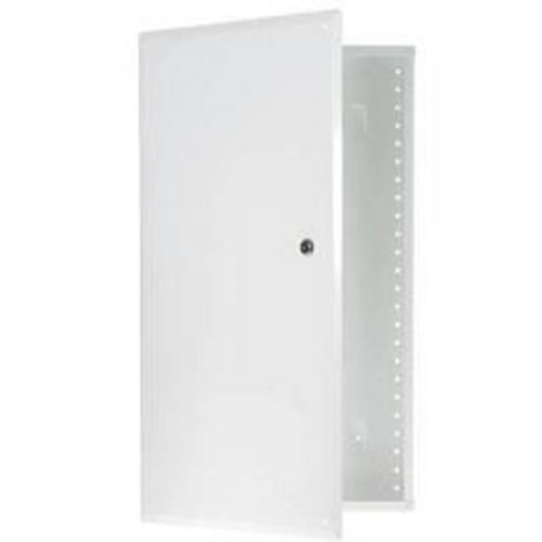EN4250 Rear/Side/Top Structured Wiring Enclosure, 14.3 in W x 3.7 in D x 42.1 in H, Cold Rolled Steel
