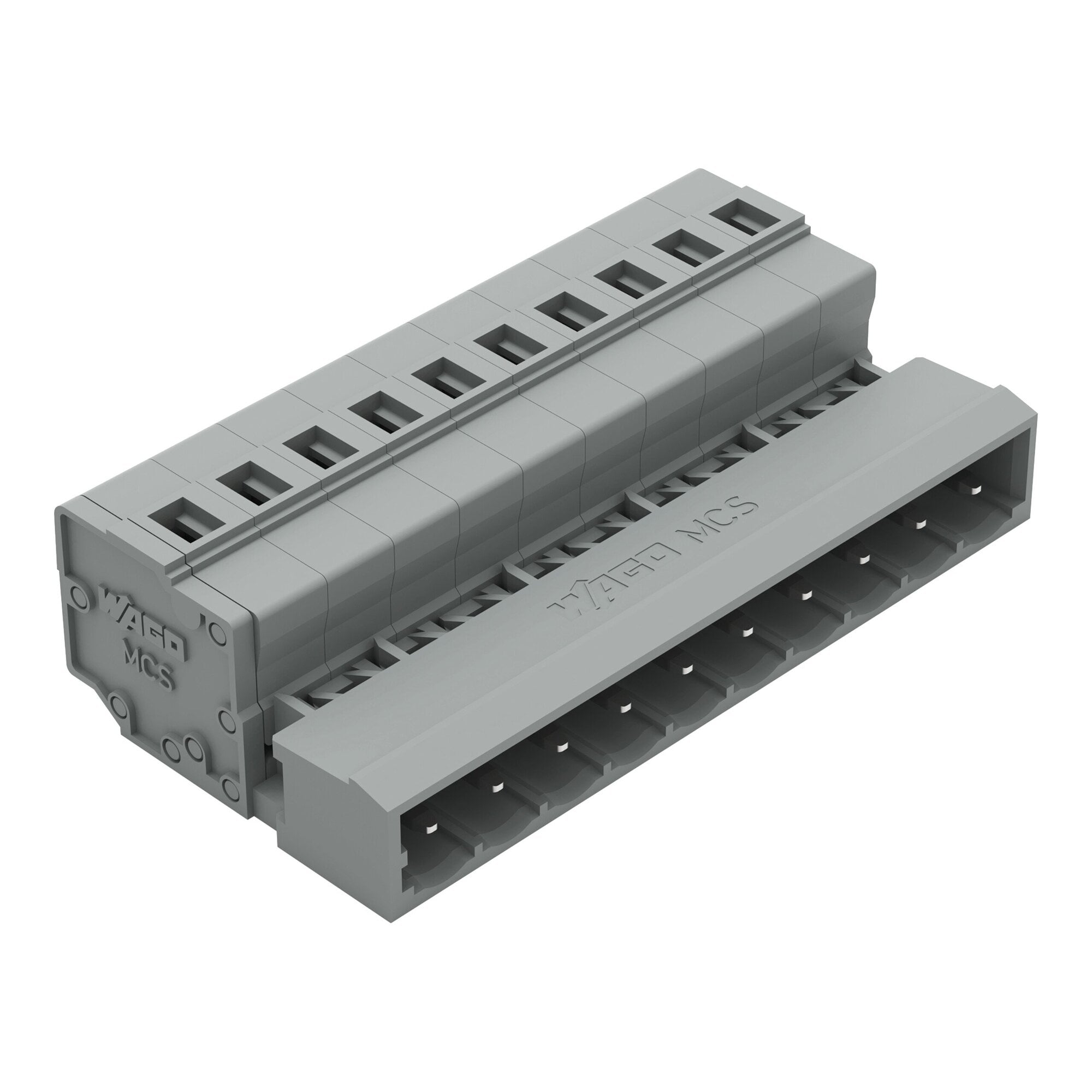 231-610 Operating Tool 1-Conductor Male Connector, 630 V, 12 A, 28 to 12 AWG Wire, 10 Poles
