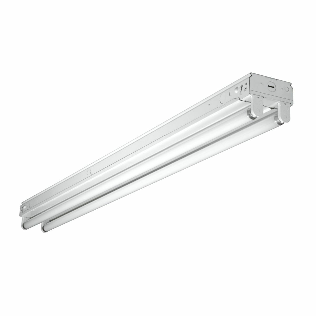 SSF-296-UNV-EB81-U Metalux Standard Universal Commercial Strip Light Fixture, (2) T12 Lamp, 120/277 V AC
