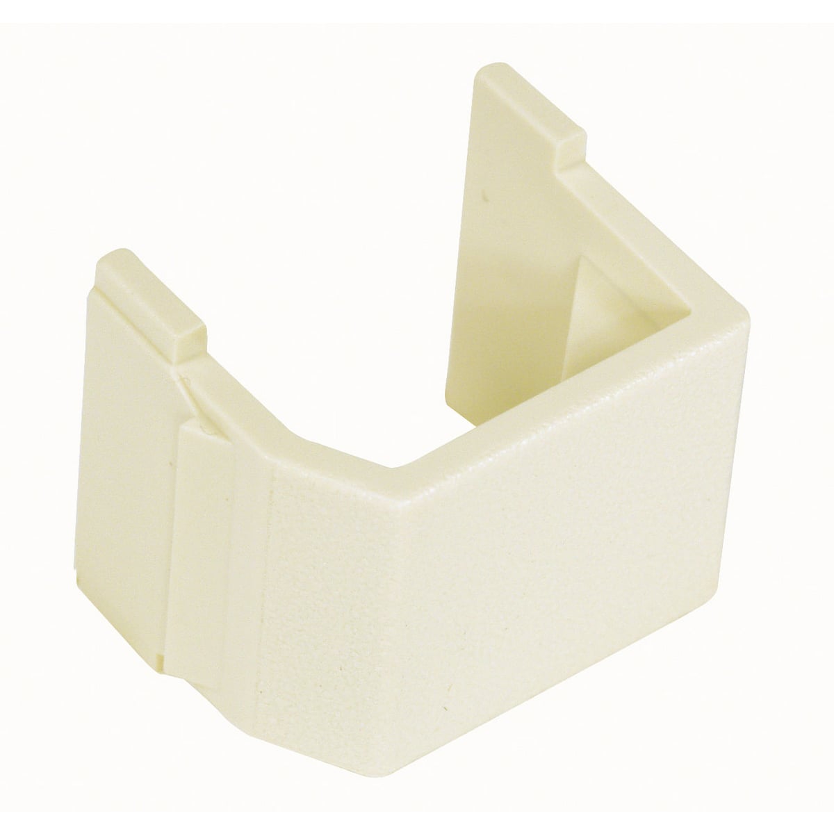 SFBLA10 Keystone Standard Blank Connector, Snap-Fit Mount, Beryllium Copper Contact, 100 Ohm Contact Resistance, Plug-N-Play Connection, Light Almond