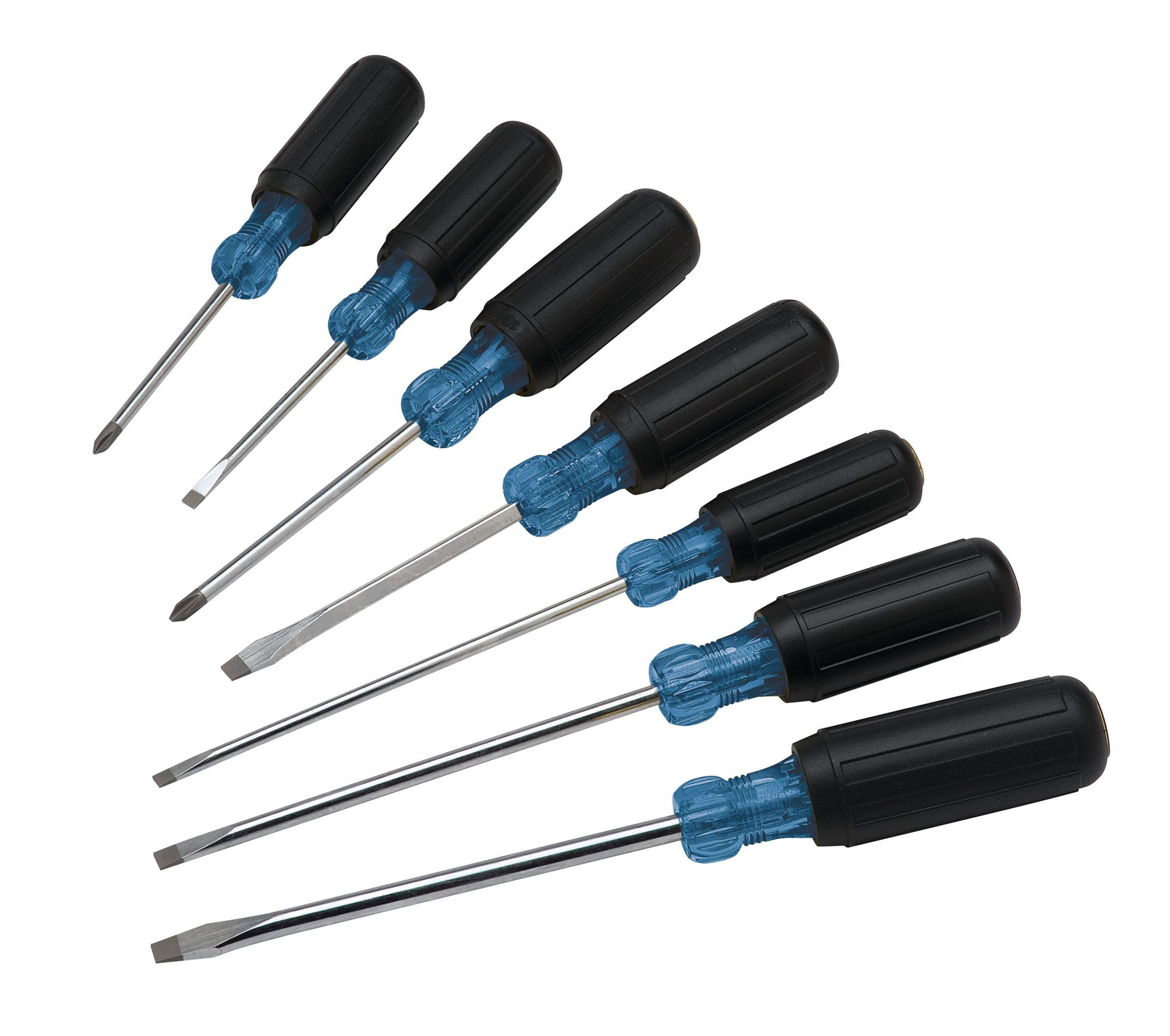 35-1298 Screwdriver Set, 7 Pieces, CRV Steel/Rubber