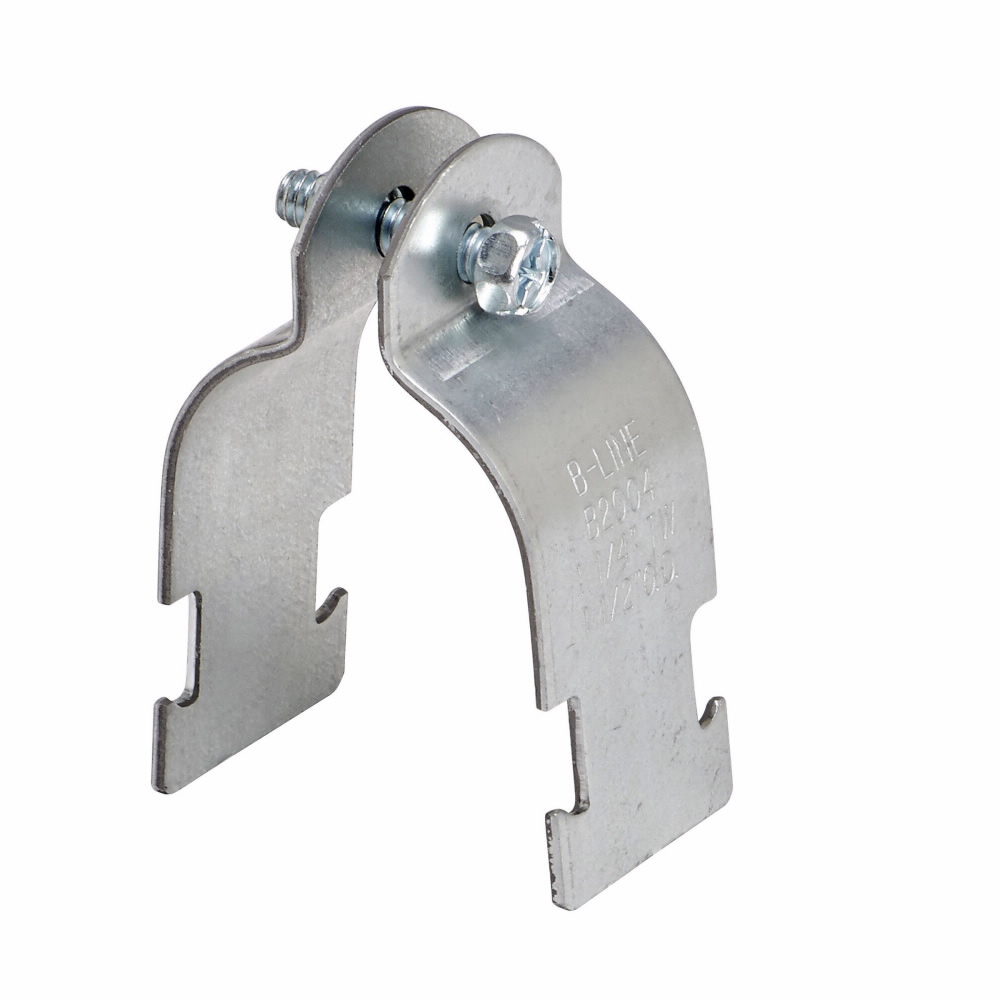 B2012PAZN B2000 2-Piece Conduit/Pipe Clamp, 1-1/2 in Conduit, Steel