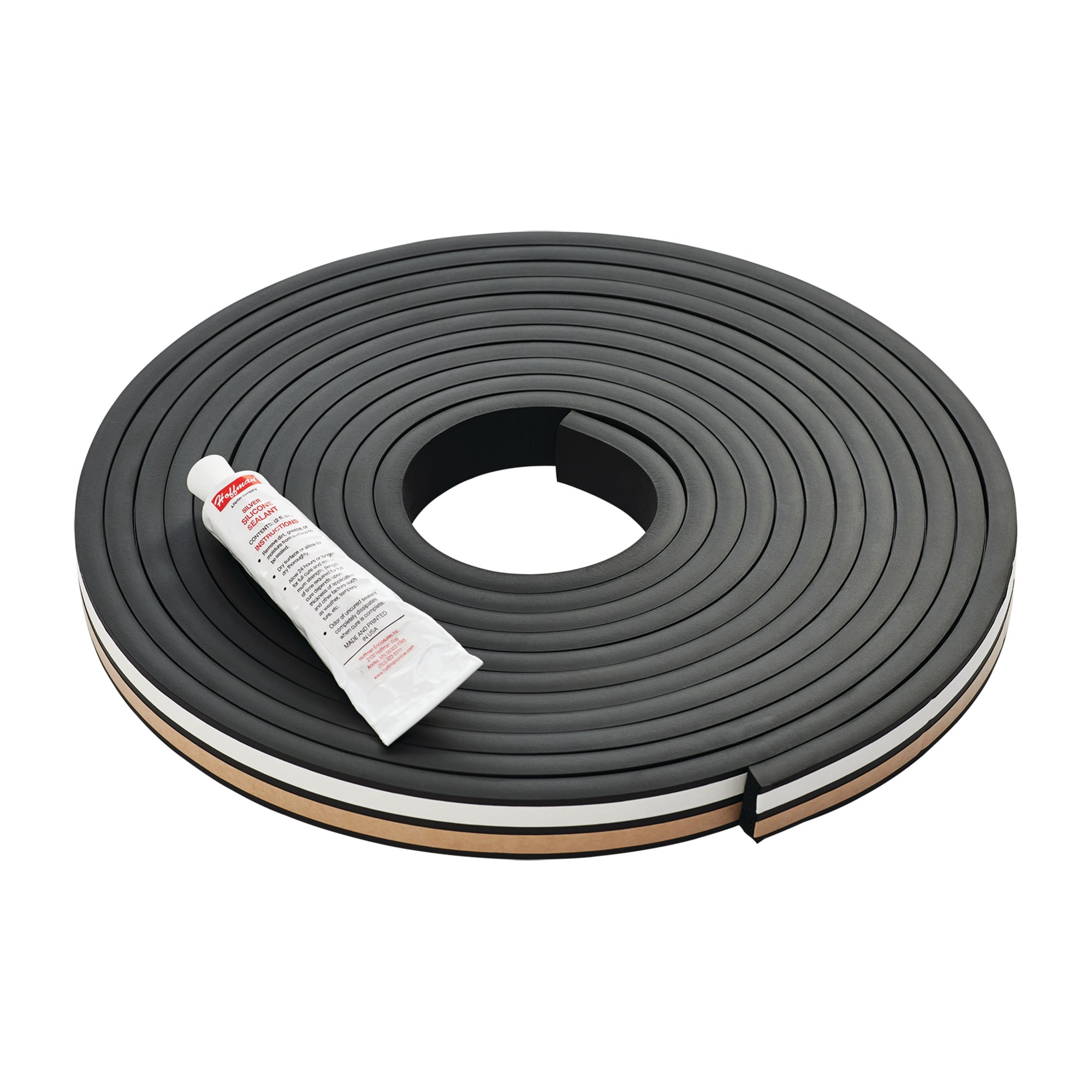 GSKTKITS375 A80 Gasket Kit, 1 in W x 3/8 in THK, For Use With Large Enclosures, Silicone