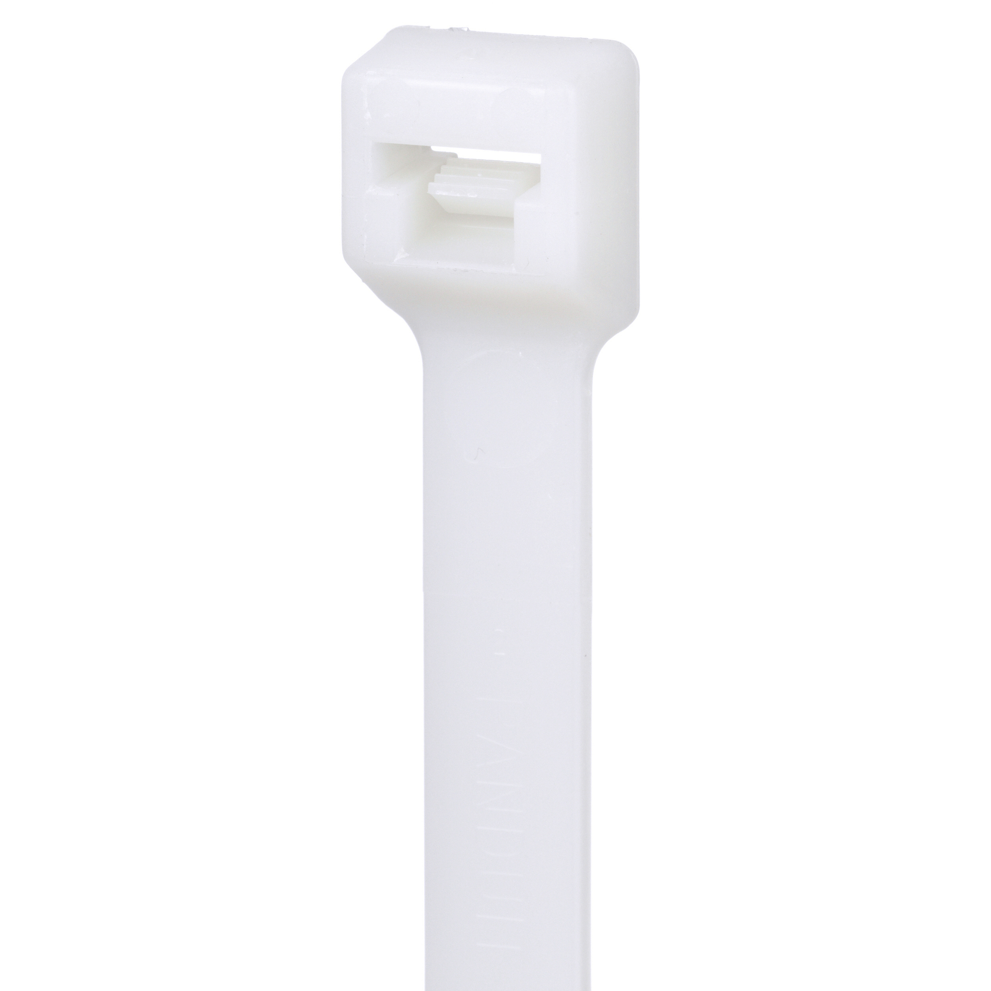 PLT1.5I-M Pan-Ty PLT Intermediate Cross Section Cable Tie, 5.6 in L x 0.142 in W x 0.045 in THK, Nylon 6.6, Natural