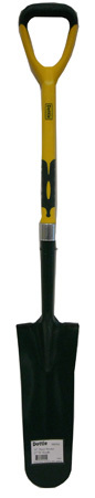SHDSS Professional Grade Standard Shovel, 14 in W, Sharp Shooter Blade Point, 27 in L Handle