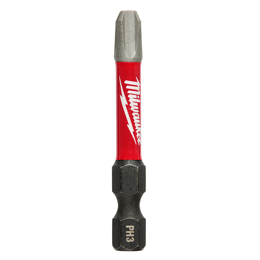 48-32-4763 Shockwave Impact Duty Impact Power Bit, #3 Phillips Point, 2 in OAL, 1/4 in, Steel