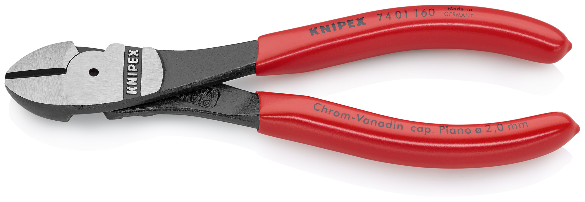 High Leverage Diagonal Cutters, 6 1/4 in., Plastic Coating