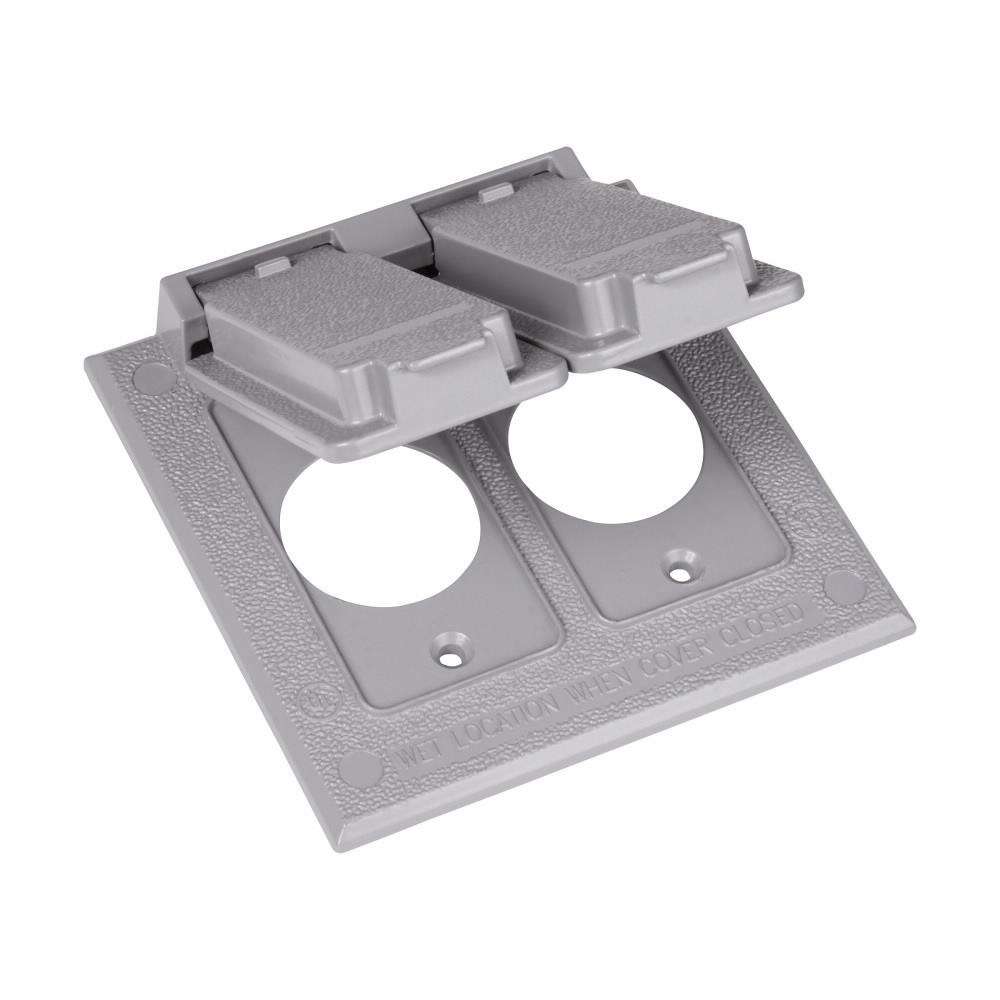 TP7220 Weatherproof Outlet Cover, Self-Close Cover, Die Cast Aluminum