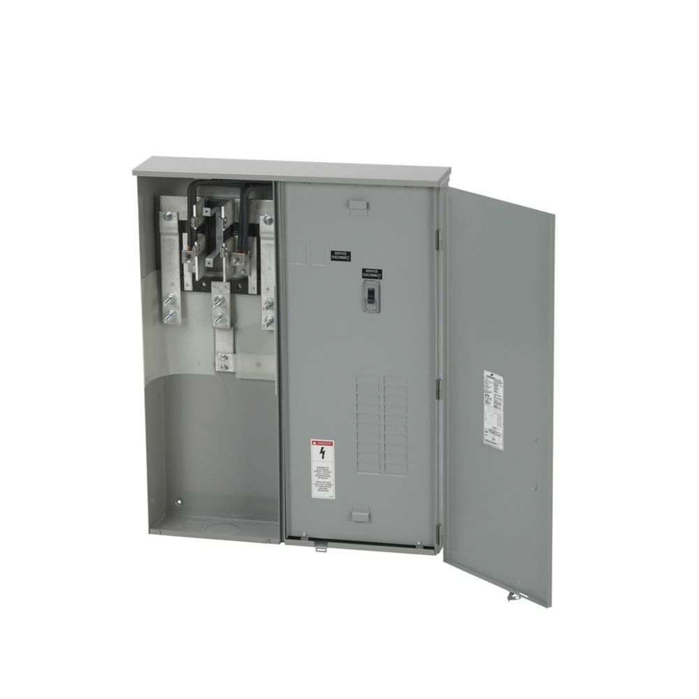 U4042230MCC Overhead Ring Self-Contained Underground Meter Breaker Loadcenter Enclosure, NEMA 3R Rating, Steel
