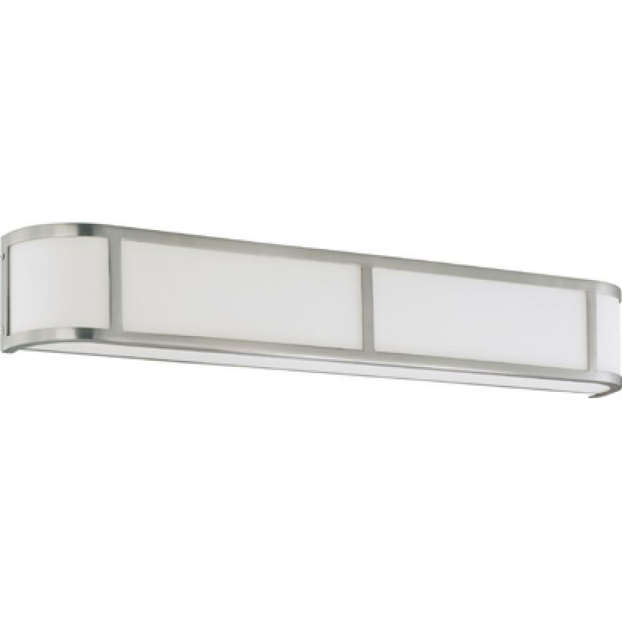 60-3804 Nuvo Odeon Transitional Wall Sconce, (4) T2 Lamp, 120 VAC, Brushed Nickel Housing