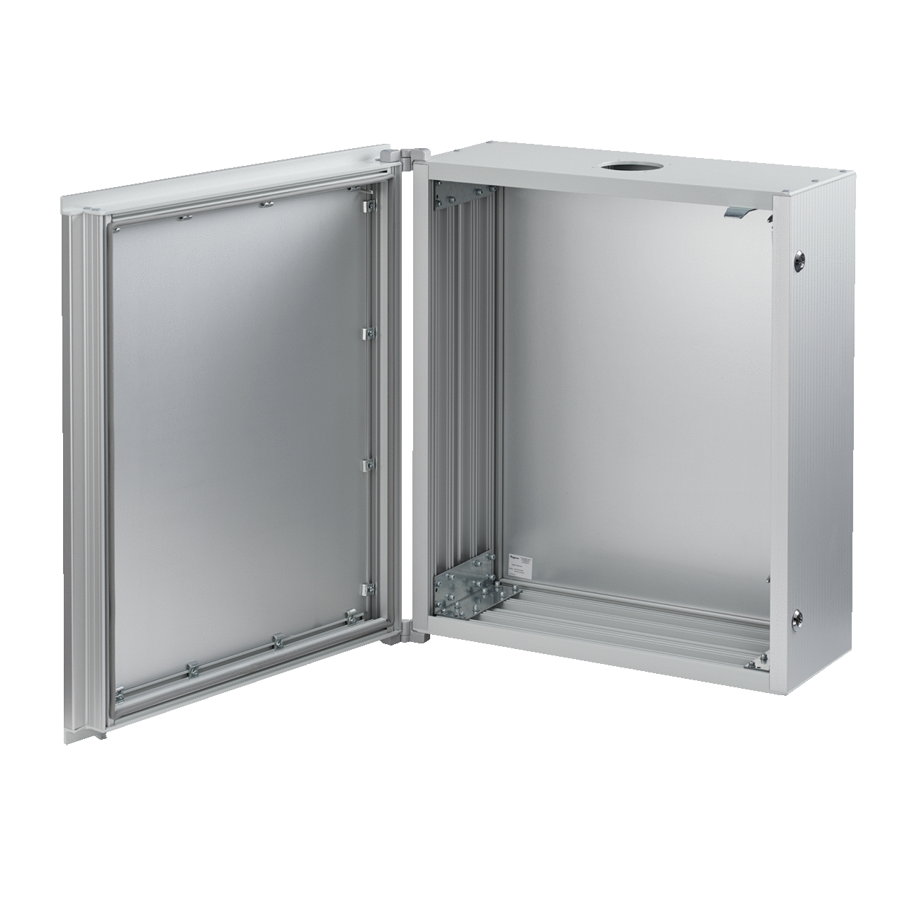 SY323716A Syspend VMA HMI Enclosure With Hinged Door, 325 mm L x 375 mm W x 166 mm D, NEMA 12 NEMA Rating, Aluminum