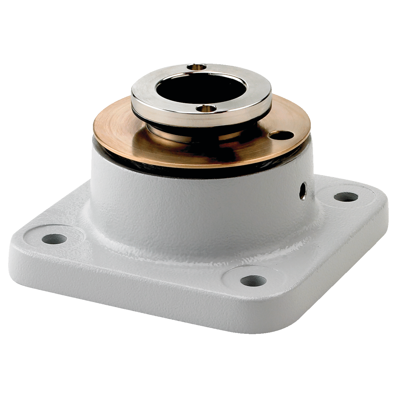 VLMACHINE Syspend VM4 Top Mount Machine Adapter, 5.12 in L x 5.12 in W x 2.06 in H, For Use With SYSPEND VL-Motion Arms, Steel, Light Gray