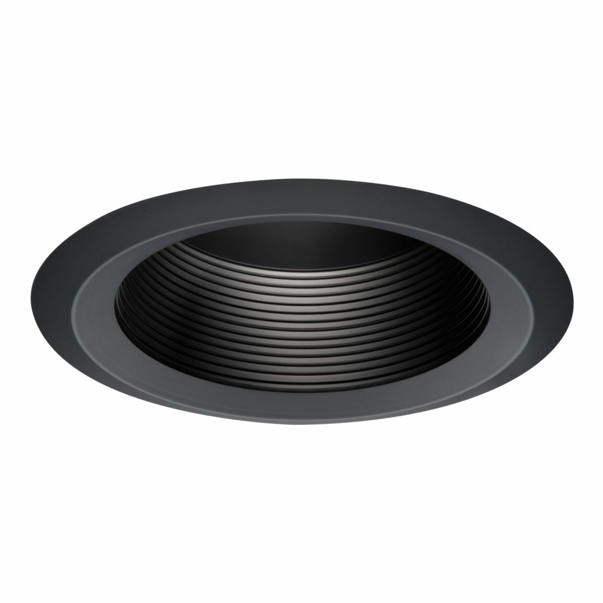 6125BKBB Halo Light Fixture Reflector, Round Shape, 6.625 in L x 3.938 in W x 1 in H, Ceiling Mount