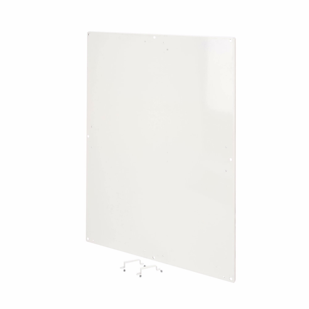 AW7272P Flange Large Enclosure Panel, 67.87 in W x 67.87 in H, Steel, White