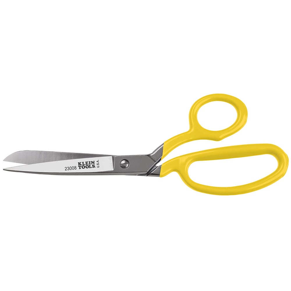 23008 Bent Trimmer, 3-1/2 in L of Cut, 9 in OAL, Pointed Tip, Knife Edge, Right Hand