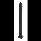 Poles Ps4 Square Pole 4 Inch 7 Gauge 25 Feet Welded Tenon