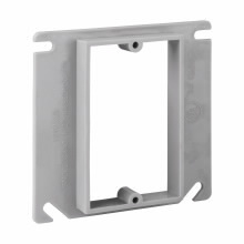 TP1013 Electric Box Device Cover, 4 in Dia, 4 in L x 4 in W, PVC