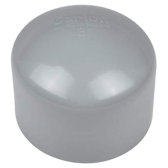 E958K Carlon Non-Metallic Pipe End Cap, 2-1/2 in, For Use With SCH 40 and SCH 80 Conduit, PVC