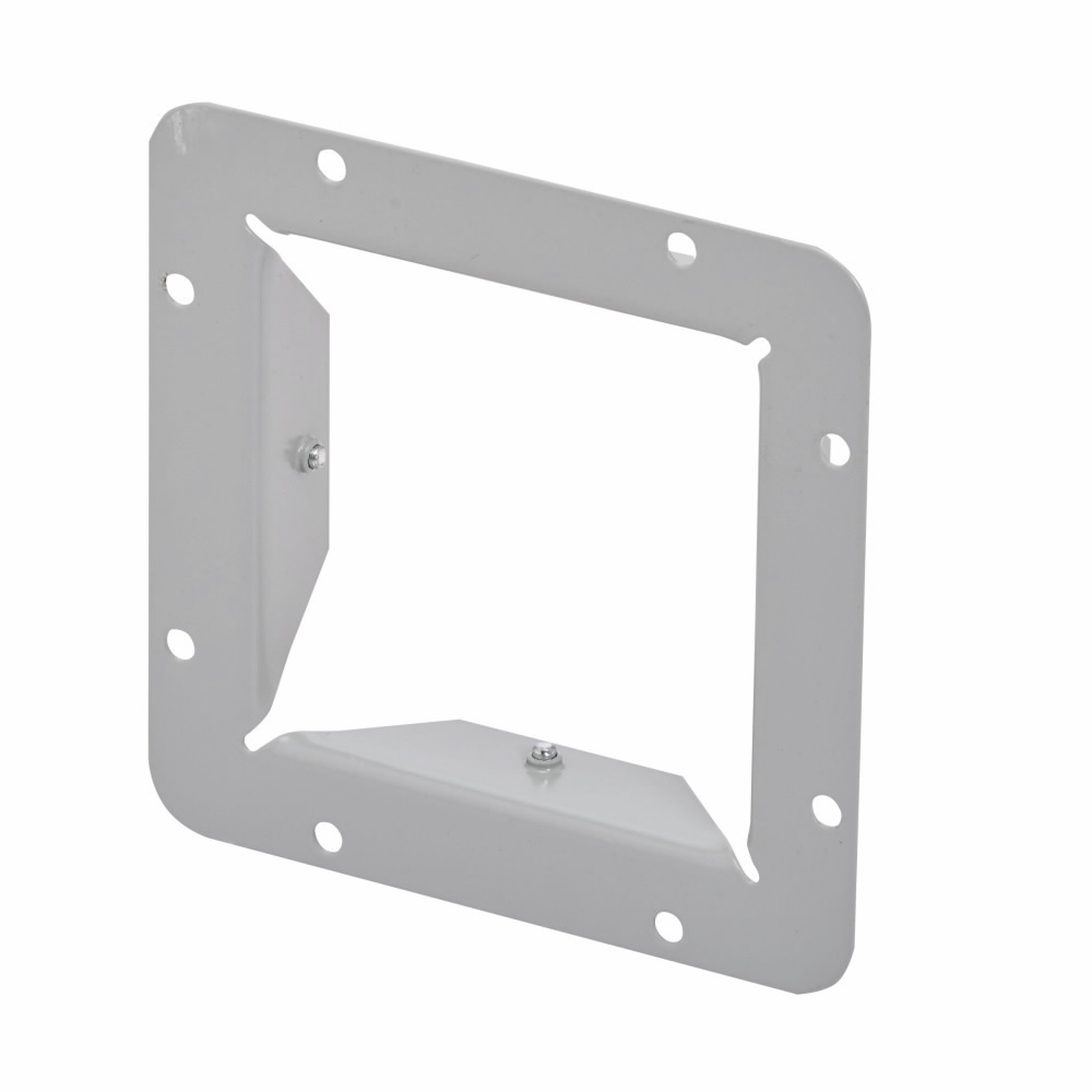 wireway end flange, Wireway end flange, NEMA 1, Steel, ANSI 61 gray painted, 4" X 4"