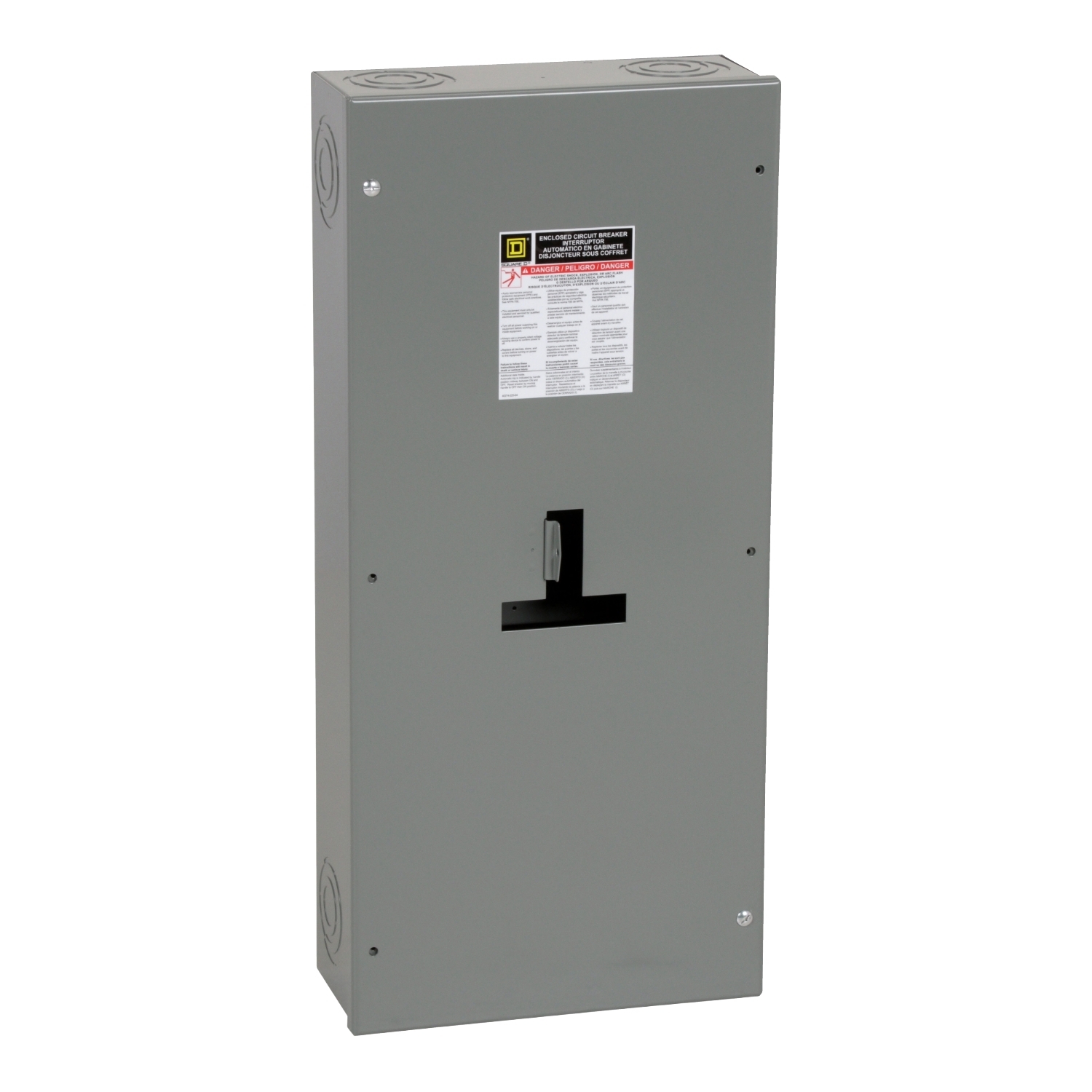 J250S PowerPact H- and J-Frame Circuit Breaker Enclosure, 15/250 Amp, Nema 1, Surface Mount