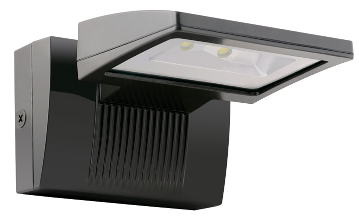 WPLED18N/E Wallpack With Standard Battery Backup, LED Lamp, 20 W Fixture, 120/208/240/277 VAC, Bronze Housing