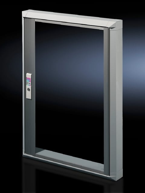 2735530 30-Section System Window, 498 mm H x 363 mm W, For Use With FT, VX, TS8, SE8 Series 600 mm W Enclosure, Extruded Aluminum, Light Gray, Natural Anodized/Powder Coated
