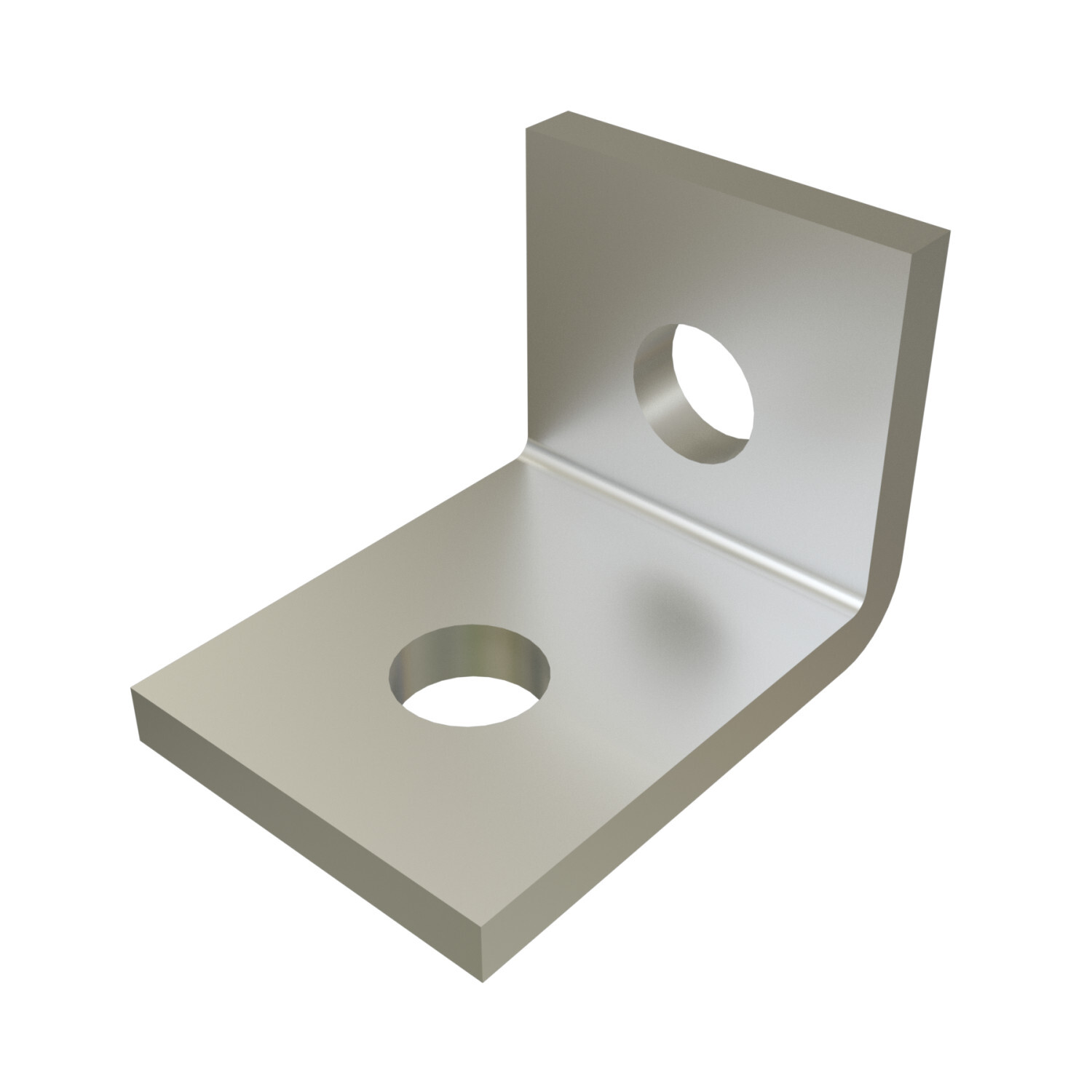 P1068-SS 90 deg Angle Fitting, 2 Holes, 1-5/8 in W x 1/4 in THK, HRPO Steel