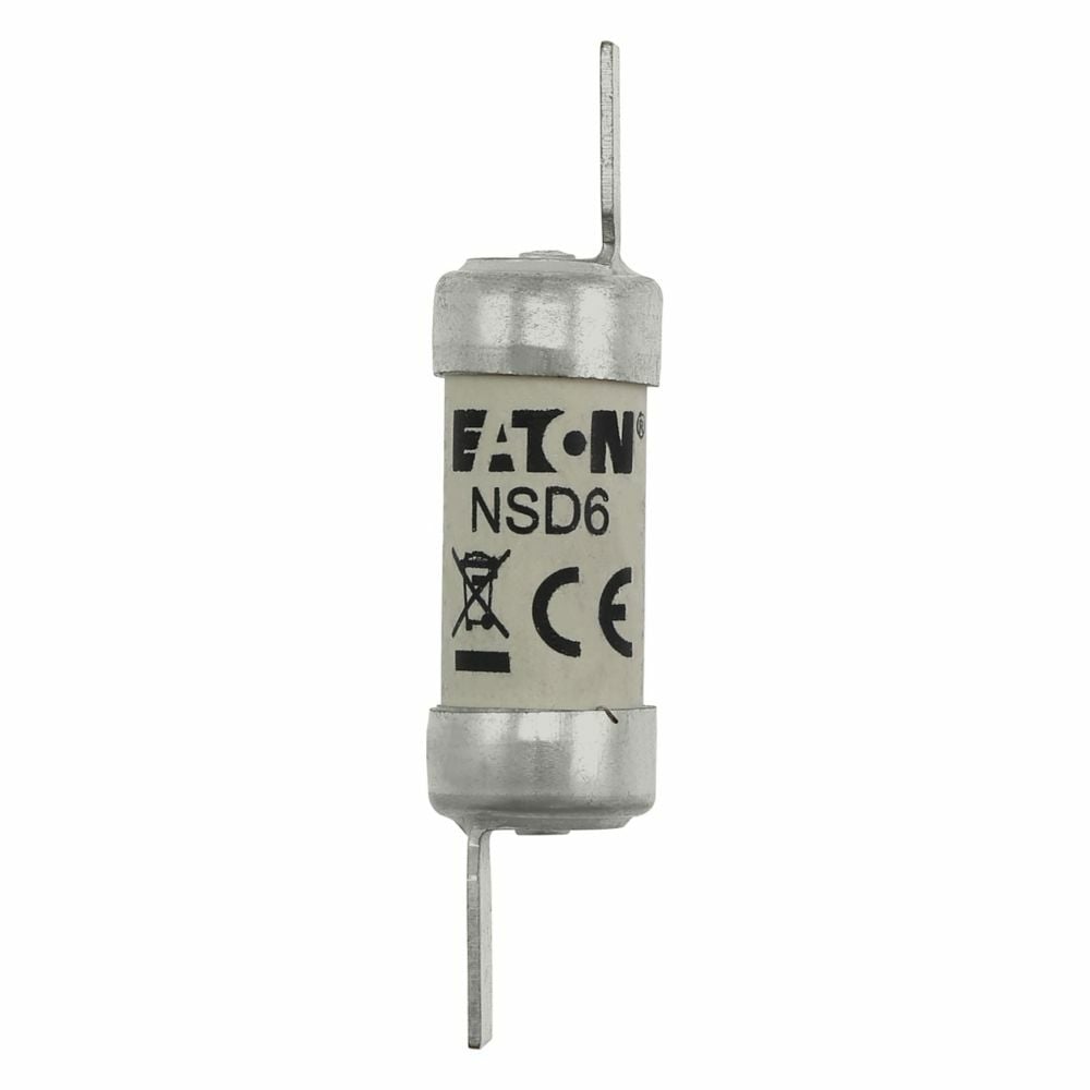 NSD6 Low Voltage Standard Fuse, 550 V AC, 6 A, Ceramic