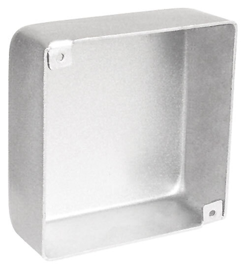 Four Square Blank Junction Box 1-1/2" Deep no Knockout, 50 Pak