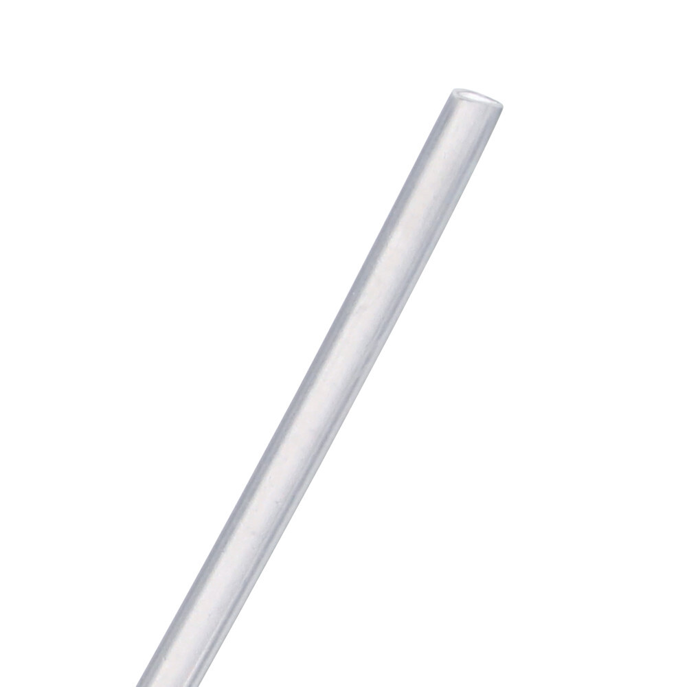 7100029985 Thin Wall Heat Shrink Tube, 1/8 in ID Expanded, 0.062 in ID Recovered, 0.02 in THK Wall Recovered, 100 ft L, Polyolefin, Clear