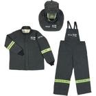 Eaton Bussmann series PPE 40 cal PPE set, medium, hood with hard cap coat bib-overall