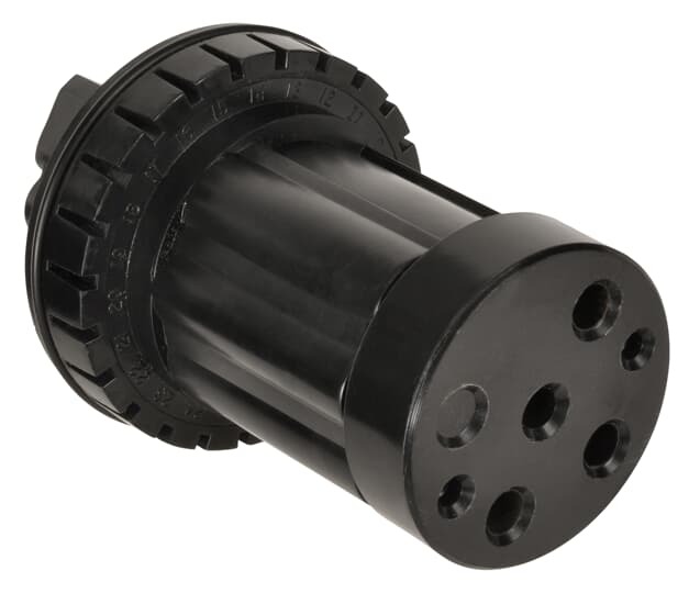 DFRU2404 Russellstoll MaxGard Replacement Interior Assembly, 480 VAC, 200 A, 3 Poles, 4 Wires, Female Socket Connector