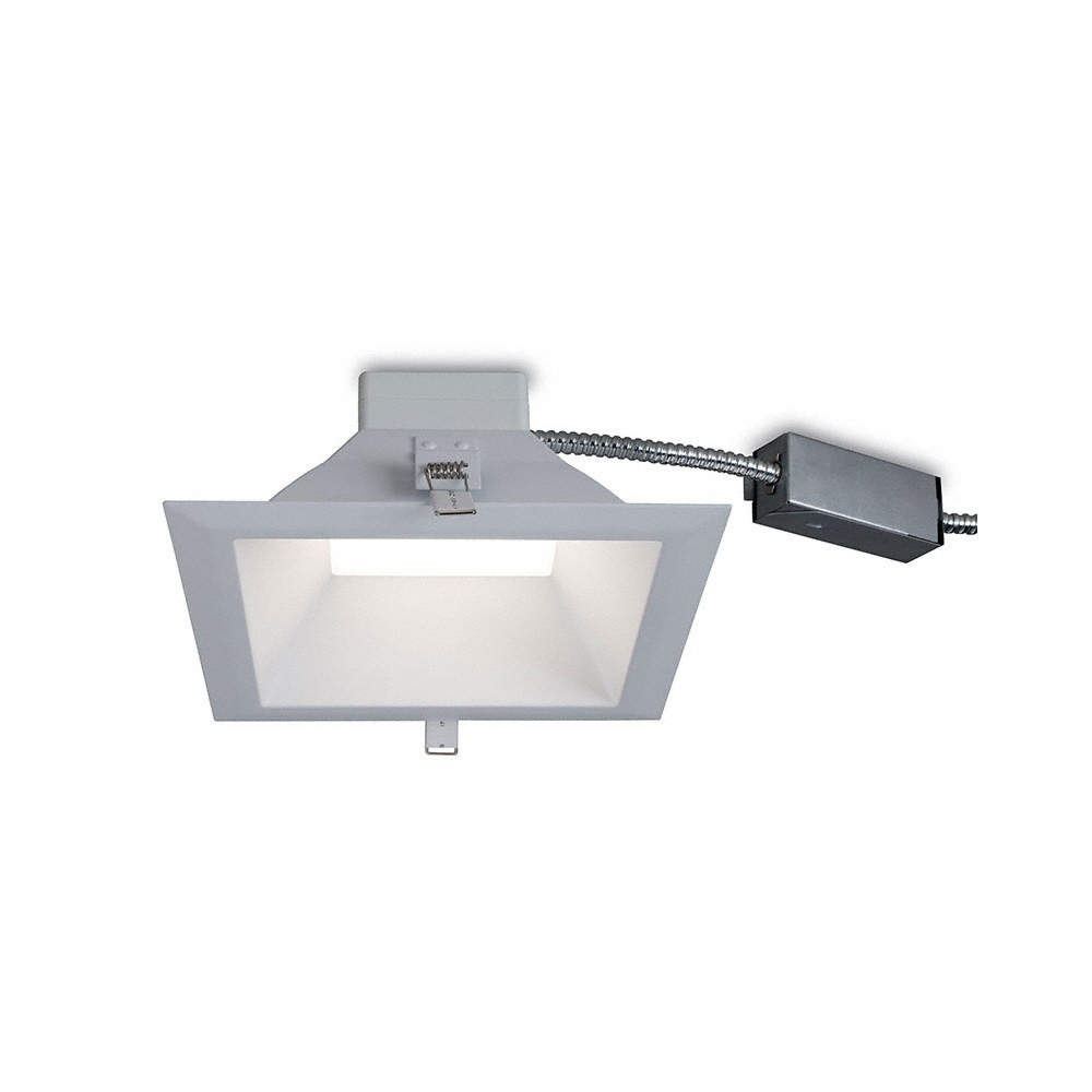 LRXBS83X9WWVQ LRX Square Retrofit Downlight, 37 W Fixture, 120 to 277, 347 V, Aluminum Housing