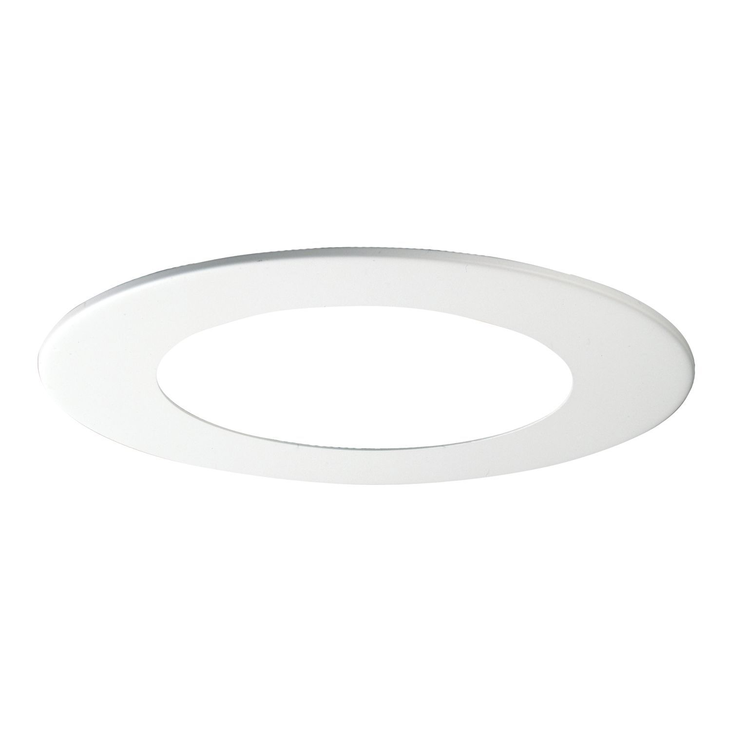 OT403P Halo Oversized Round Lighting Trim Ring, 6 in ID x 8 in OD, LED Lamp, Plastic