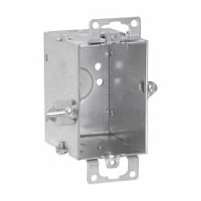 TP224 Thepitt Deep Gangable Welded Switch Box, Steel, 12.5 cu-in Capacity, 1 Gang, 2 Knockouts, 2 in W x 2-1/2 in D x 3 in H
