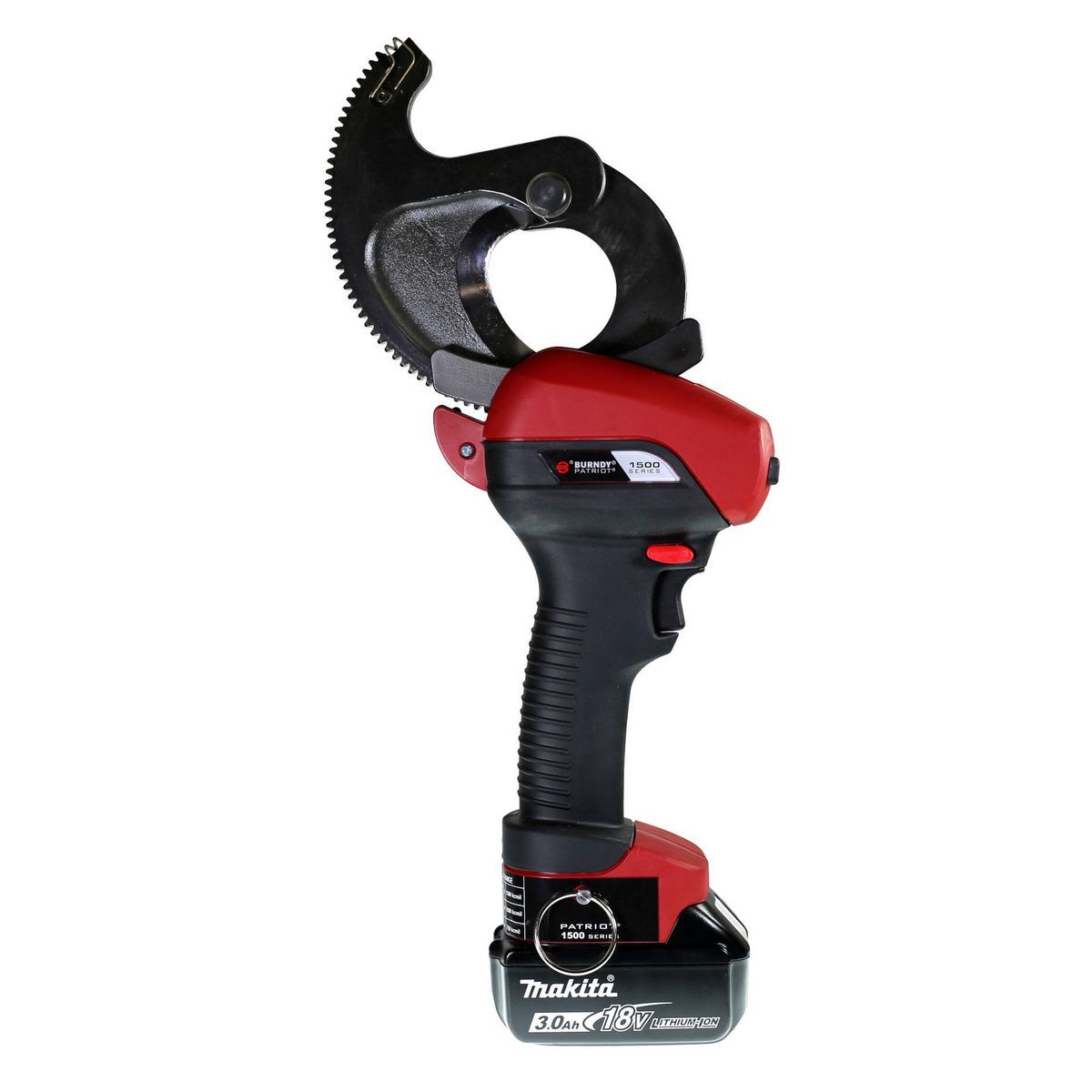 PATCUT1500LI Battery Actuated Cable Cutter, 1500 kcmil Cutting, 18 V DC, 3 Ah Li-Ion Battery