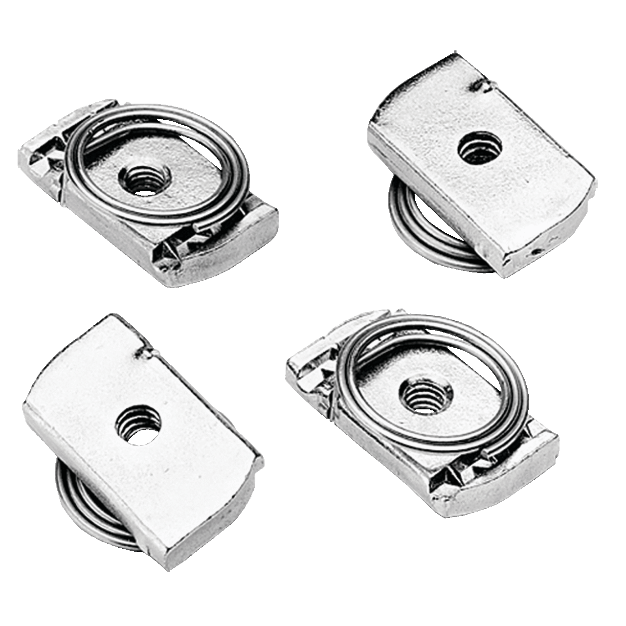 APS1420CN A80 Clamping Nut Package With Top-Grip Nut Retainer, Steel
